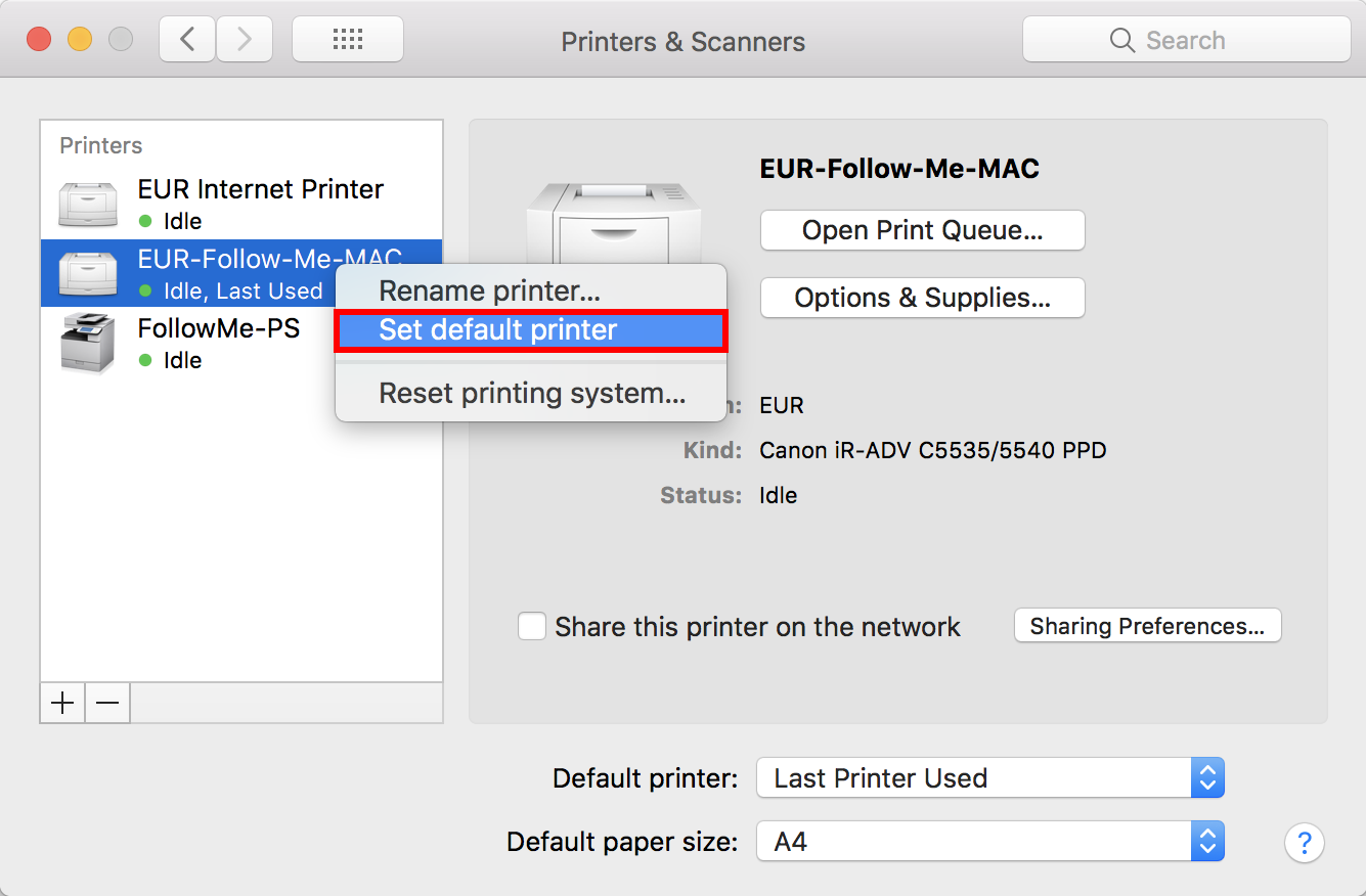 Giftig Donder Aanvulling Install the EUR-Follow-Me Printer for Mac OS X (10.11 or higher) – Help  Center Canon Print portal